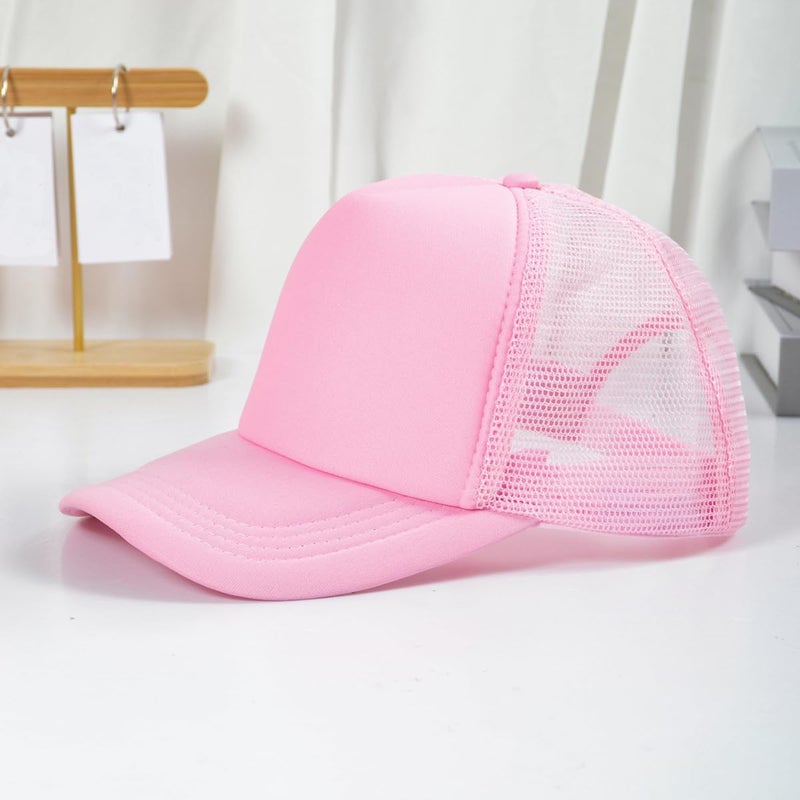 FGSS Kids-Girls Trucker-Hat Adjustable-Baseball-Cap Toddler-Boys Outdoor-Summer - Mesh Sun Hats Fit for 2-6 Years - Image 5